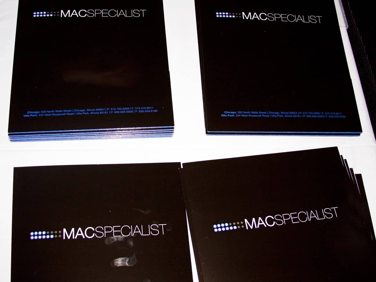 MacSpecialist _ Apple Specialist _ Villa Park IL _ Marketing Brochure Packages