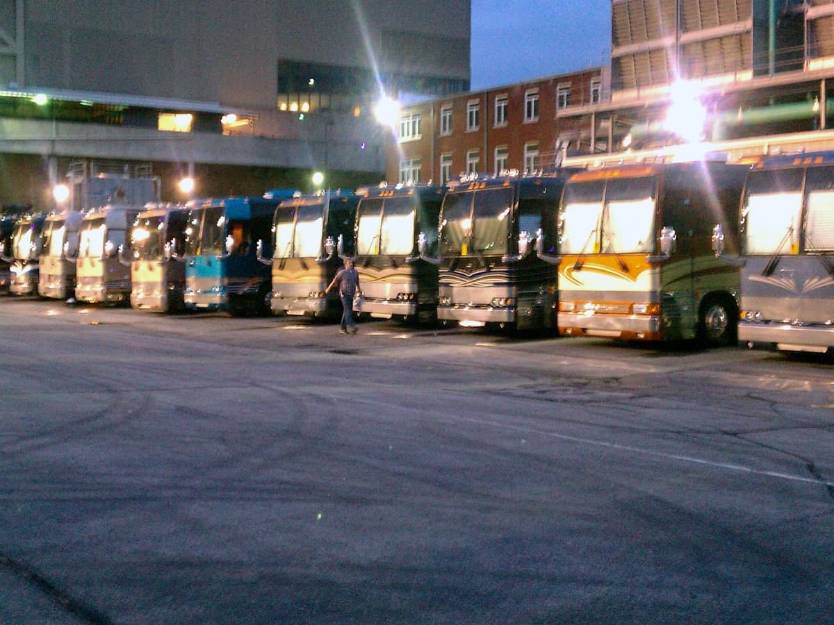 Bus lot
