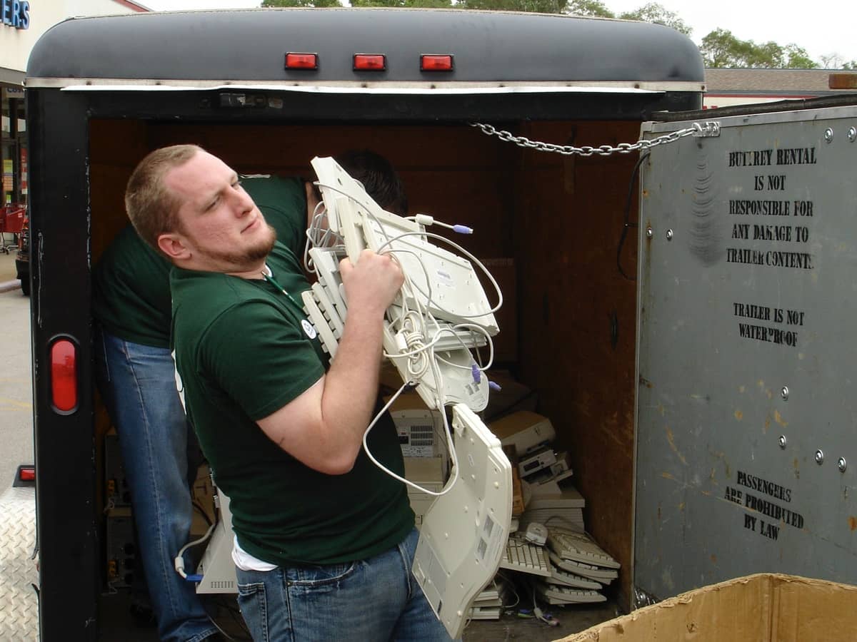 Reboot Consumer Electronics Recycling Event _ PCs heading to where they belong. jpg