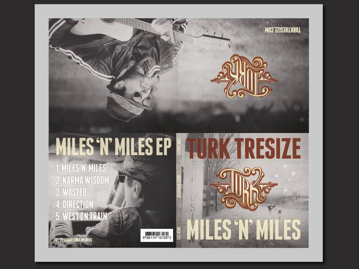 Turk Tresize -n Miles n Miles EP Art & barcode