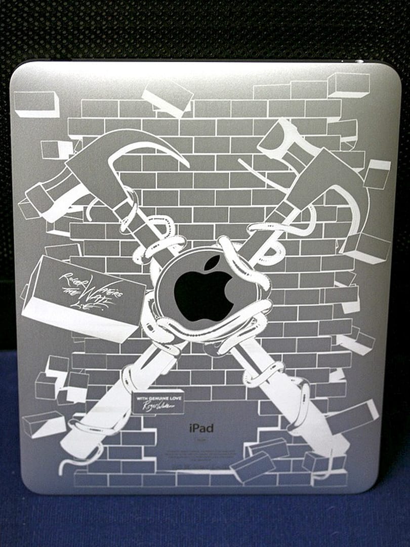 Roger Waters - The Wall Custom Engraved iPads as End of Tour Gifts