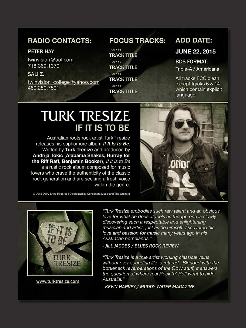 Turk Tresize IIITB Radio One Sheet
