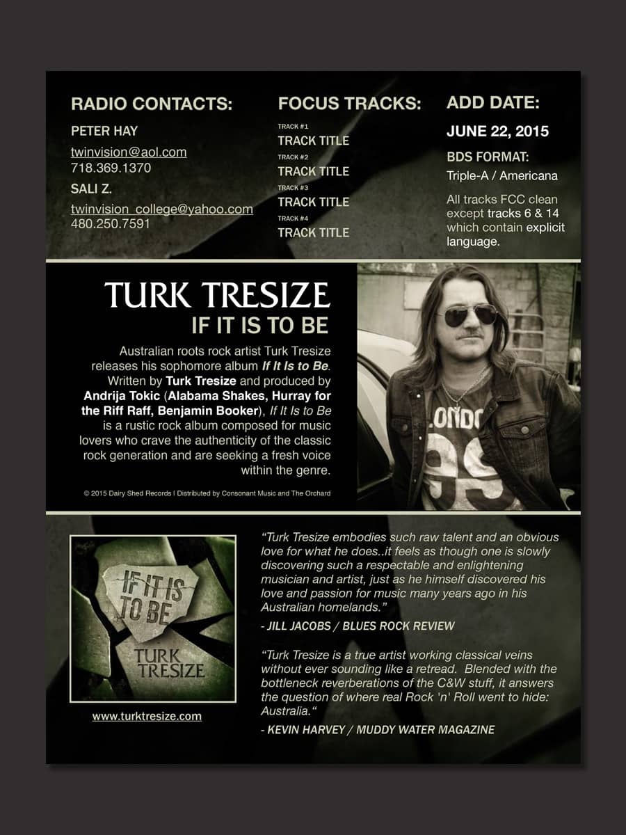 Turk Tresize IIITB Radio One Sheet