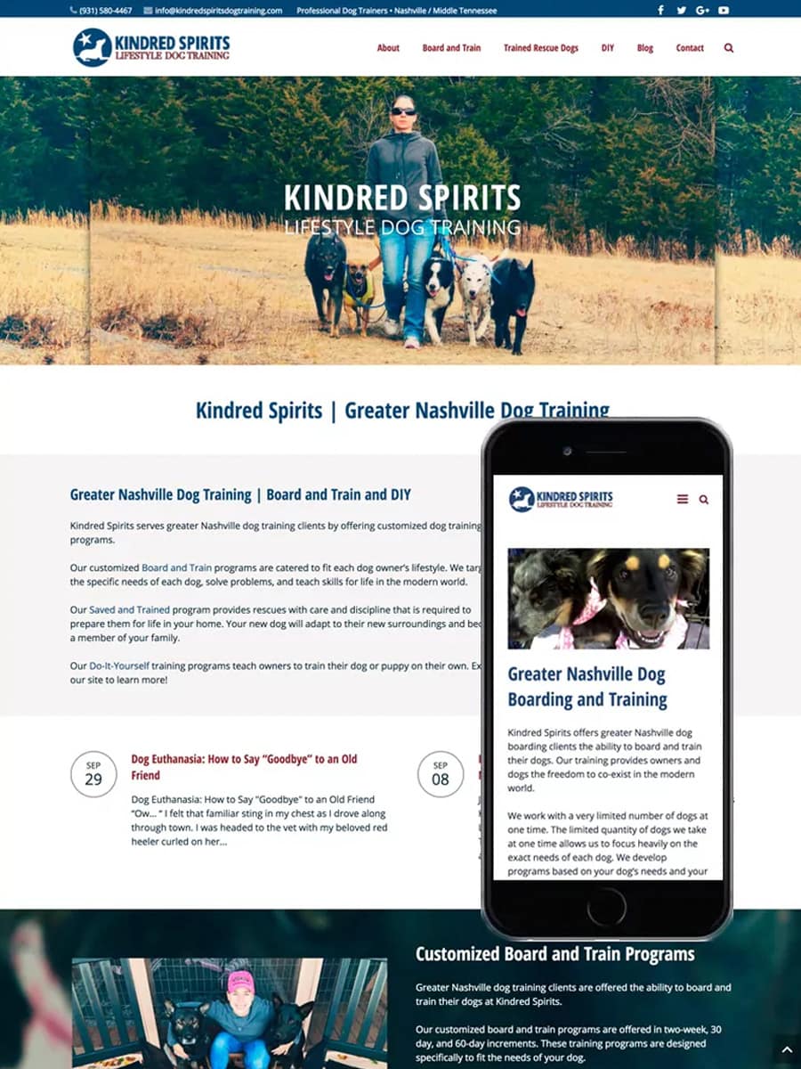 Kindred Spirits Web Design - Consonant Marketing